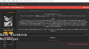 Messenger Hacked Facebook